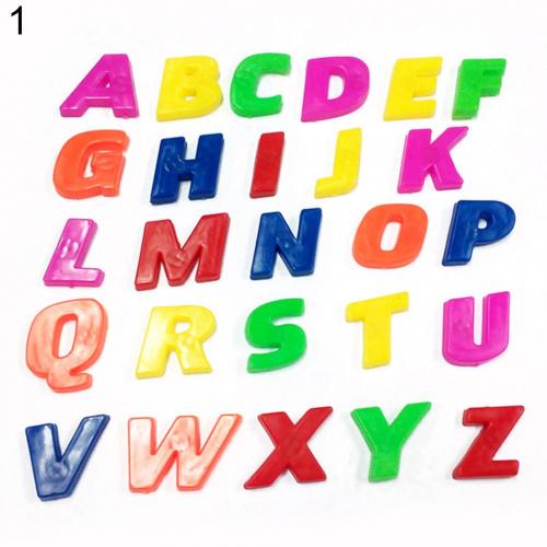 26 Stuks Lagere/Hoofdletters Alfabet Aantal Magneet Kid Leren Speelgoed: Upper Letters