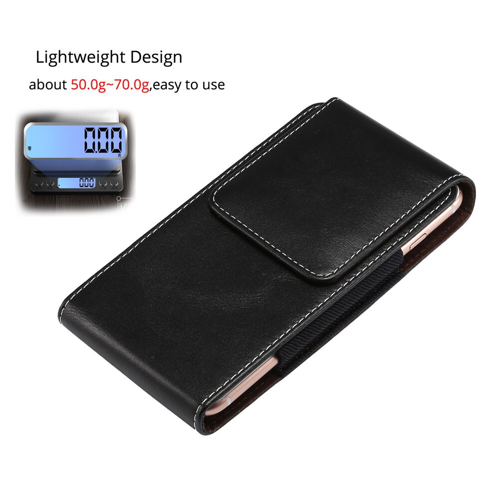 Phone Pouch for iPhone 6 7 8plus X XR XS Max 11 11pro Case Belt Clip Holster PU Leather Bag for Samsung S10 S9 S8 plus S7 Cover