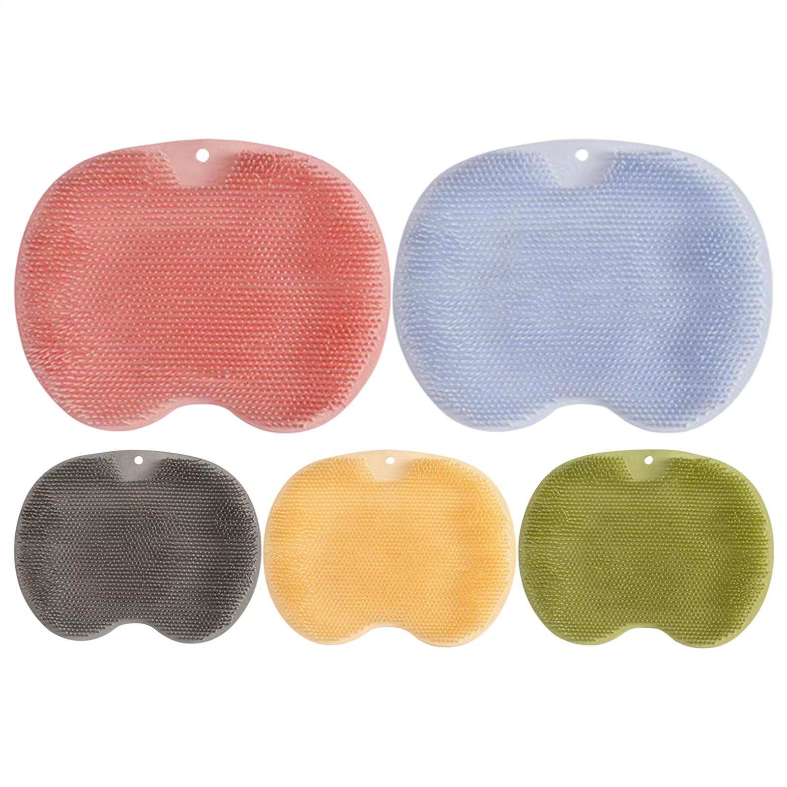 Silikon Wäscher Fußbürste Körperreiniger Silikonschwamm Schlecht Massagematte Dusche Rückenbürste Wandmontierte Fußwaschmatte