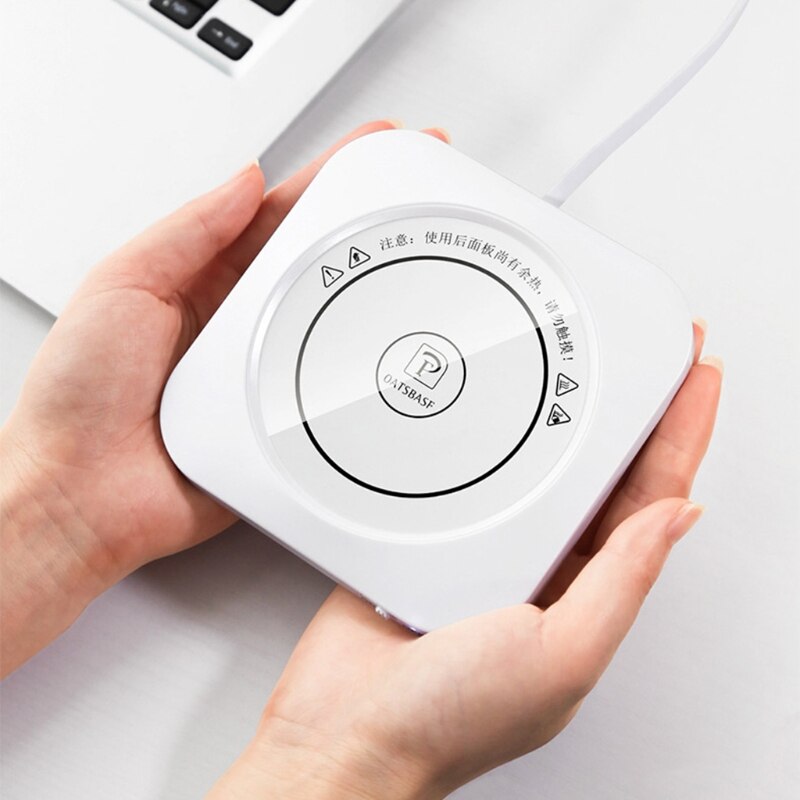 Usb Cup Vierkante Mok Warmer, Usb Cup Heater Usb Coaster Warmer Beverage Heater Voor Thuisgebruik Kantoor