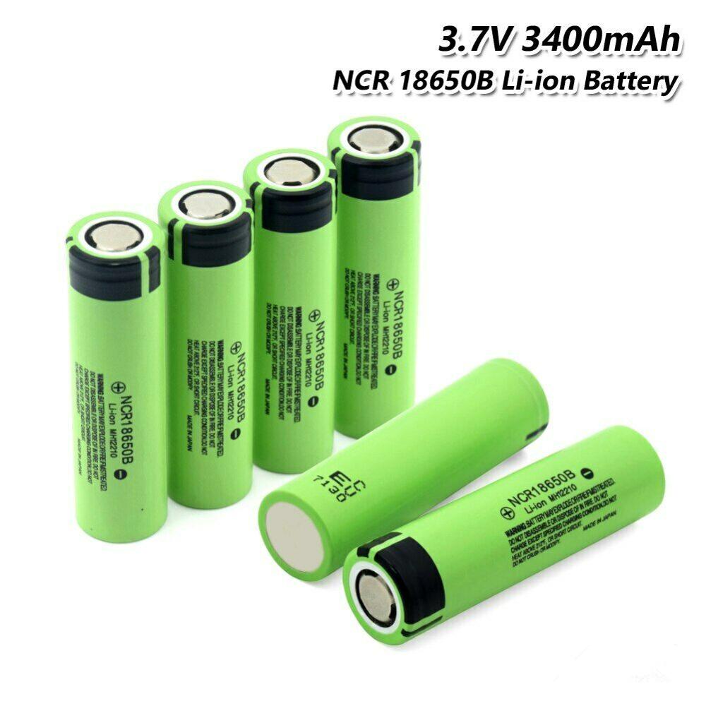 Liitokala 100% Originele NCR18650B 3.7 V 3400 Mah 18650 Lithium Oplaadbare Batterij Voor Zaklamp Batterijen (Geen Pcb)