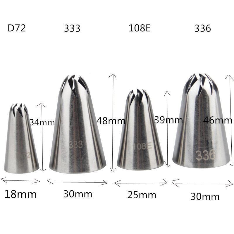 Set 7 Stampini Per Biscotti E Torta A Forma Di Goccia D'Acqua E Petalo Di Rosa - Acciaio Inox, Dimensioni Variabili Da 1,5 A 6,6 Cm