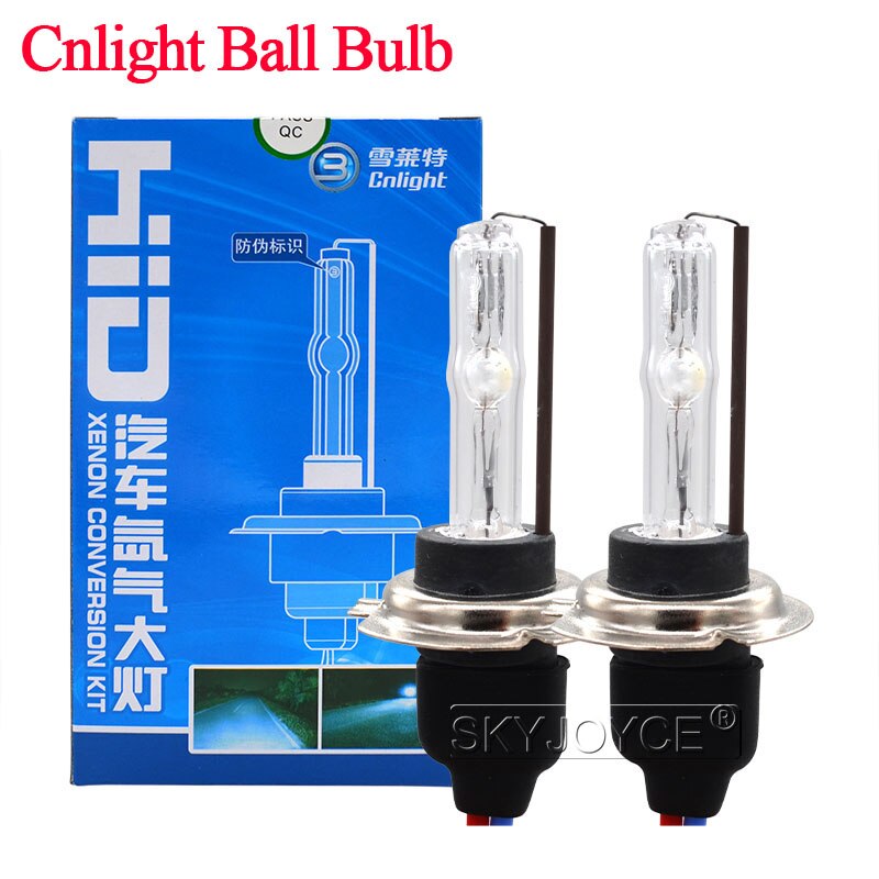 Premium 45w bil strålkastare cnlight xenon  h1 h7 hb3 9005 h7 hid bollen glödlampa 4300k 6000k cnlight patent bollen kapsel glödlampa strålkastare
