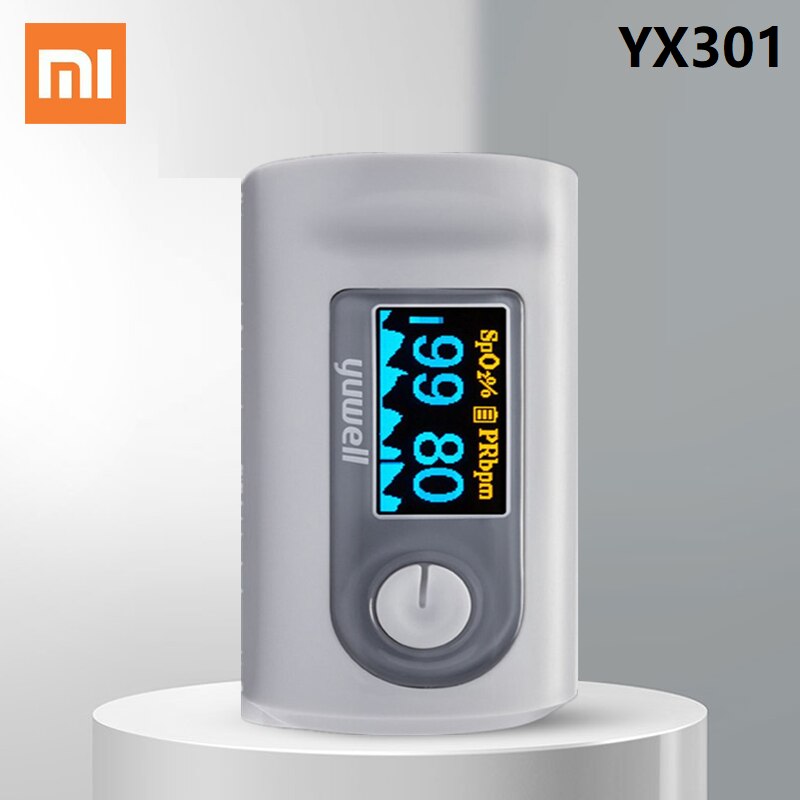 Product Launch YX306 Xiaomi Blood Oximeter Yuwell Finger Pulse Oximeter Oxygen Saturation Detecter Pulse Rate Moniter: 1pc YX301
