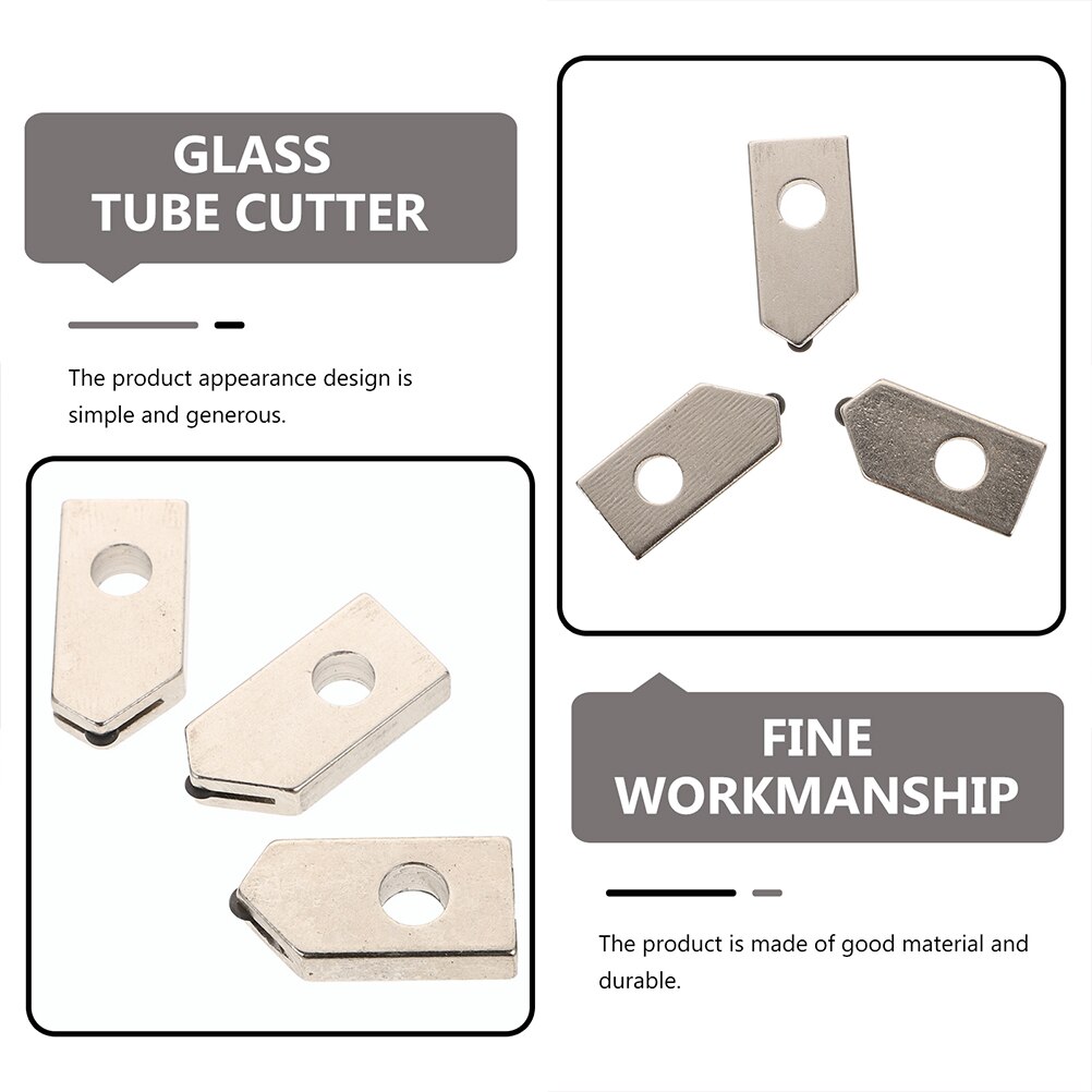 5Pcs Glass Cutter Heads Replacement Blades for Glass Cutter Glass Cutting Machine Parts Glass Cutter Tips for Replace Home DIY