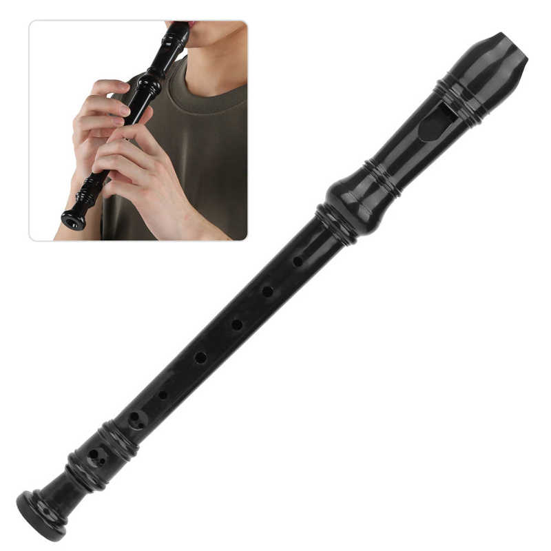 Instrumentos de viento de madera flauta clarinete 8 agujero G llave para chico educación temprana con varilla de limpieza instrumento Musical