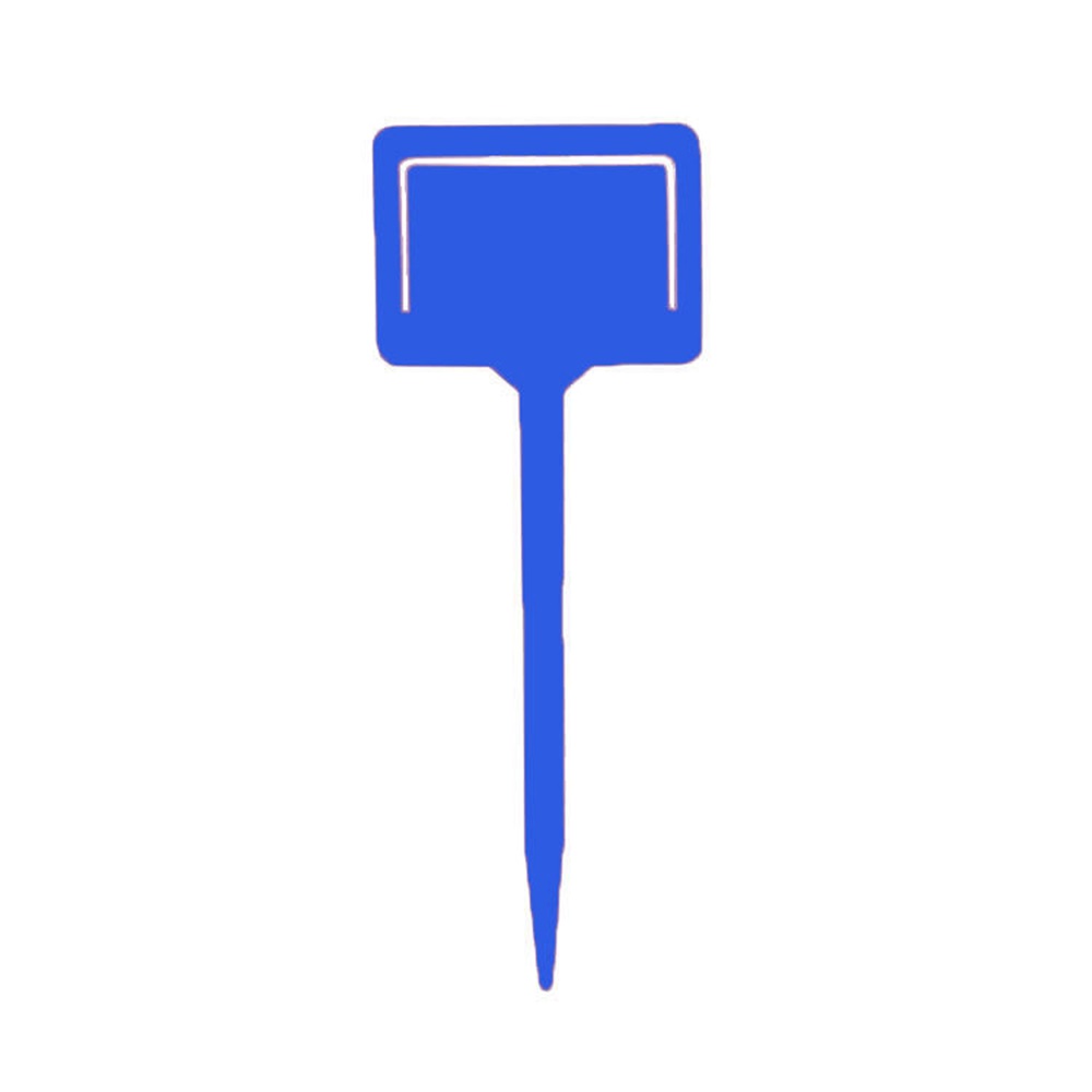 10 Etiquetas de Plástico para Plantas, Marcadores Reutilizables para Plantas de Jardinería, Herramientas, Etiquetas de Señal Tipo T, Marcadores, Placa de Registro, Estacas en Macetas de Flores: Azul