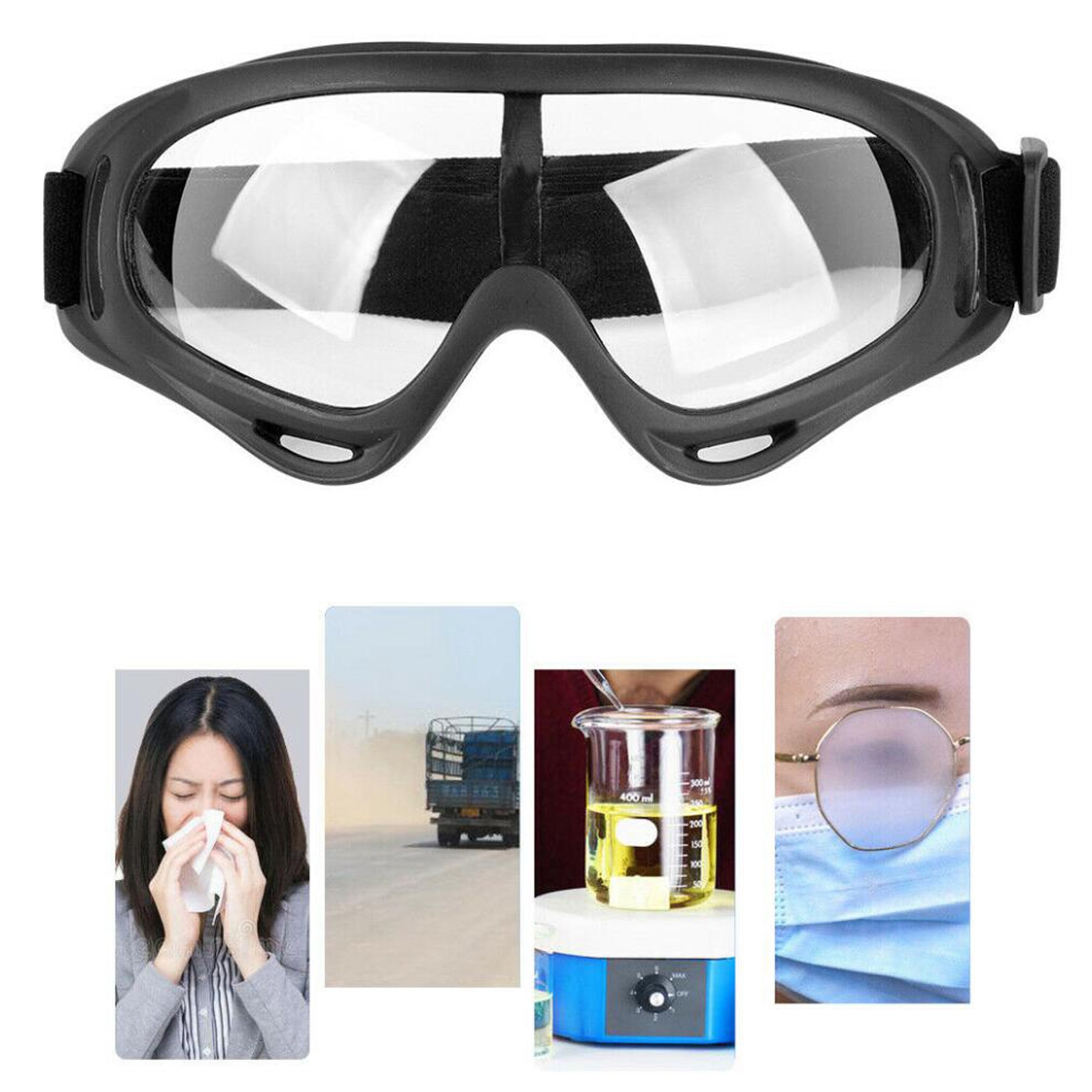 Veiligheidsbril Werken Goggles Beschermende Eyewear Industriële Lab Dust Anti Spit