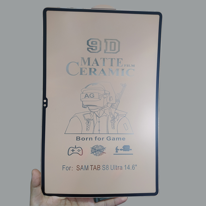 Para Samsung Galaxy Tab S8 S9 S7 Plus Ultra S9 + S9FE S7fe Tab A8 Protector de pantalla de película HD mate de cerámica sin huella digital ni vidrio