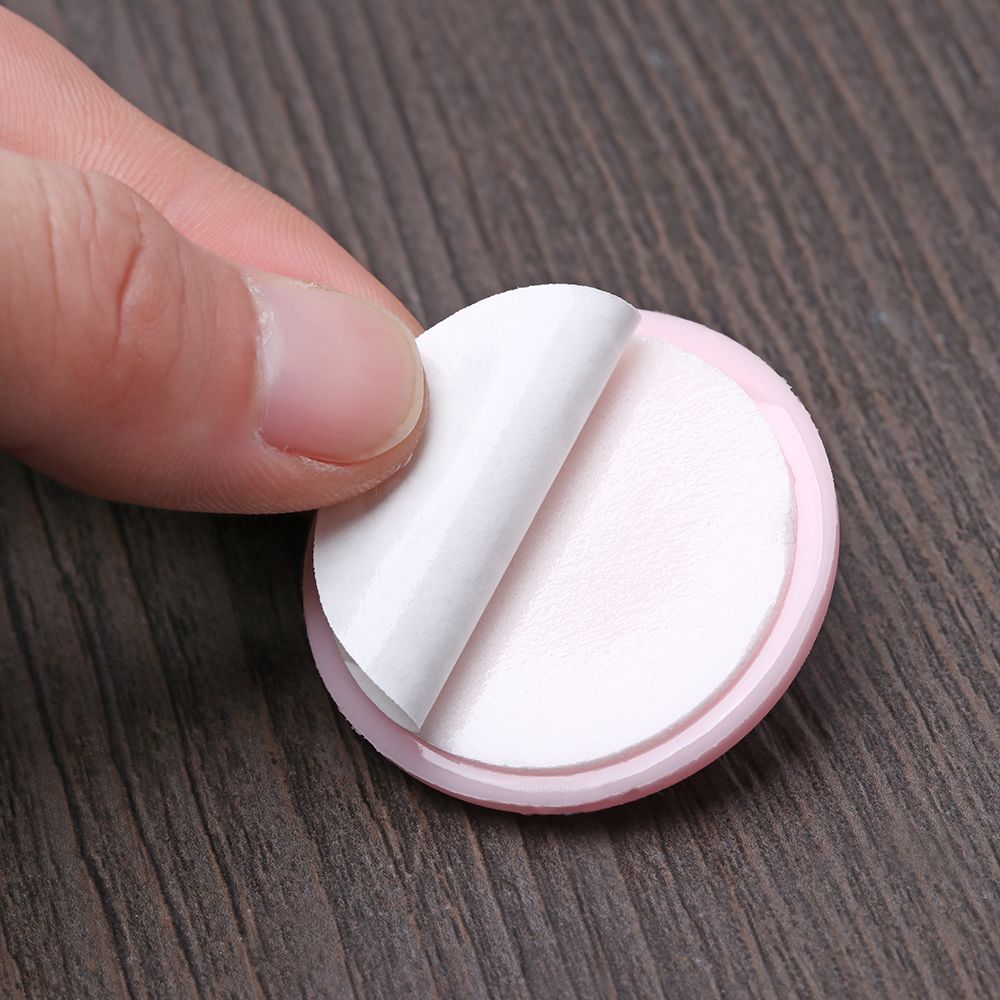 Pomo de puerta de silicona, pegatina antideslizante, tope de manija de puerta, Protector de pared, autoadhesivo