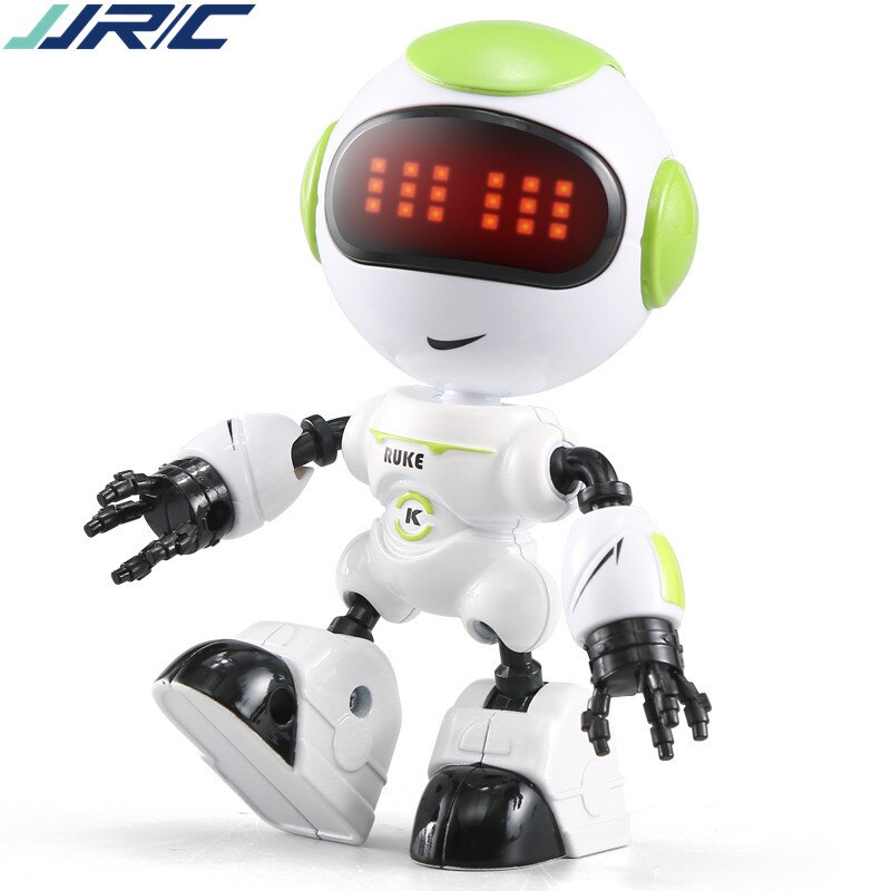 Original JJRC R8/R9 touch sensing RC robot intelligent LED eye intelligent voice DIY body posture children toy: R8 green