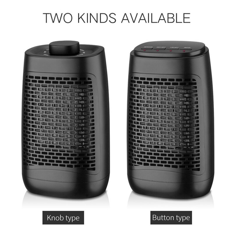 Electric Space Heater Portable Small Personal Bedroom Office Desk Heater Fan HUG-Deals