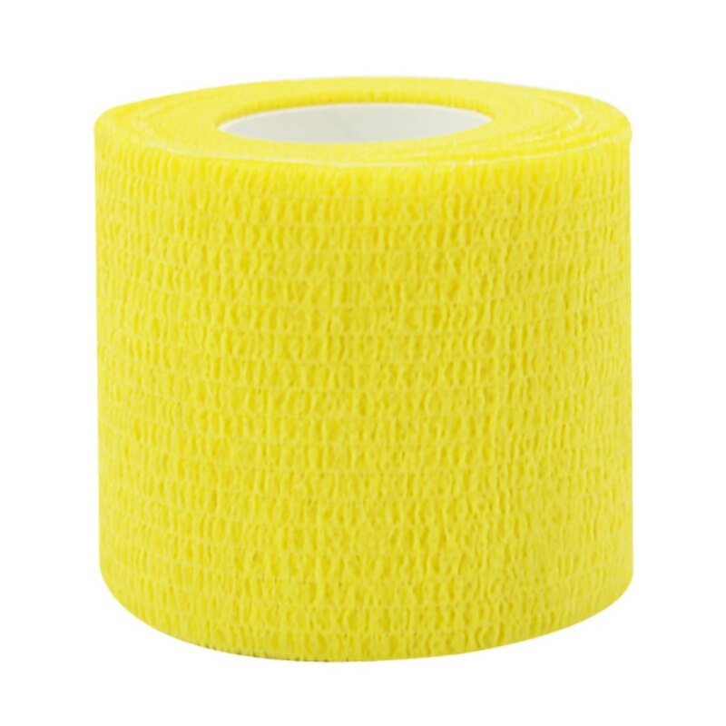 Farverig 4.5m elastoplast til knæ ankel palme skulder relief støttepuder finger sport selvklæbende elastisk bandage wrap tape: Blå