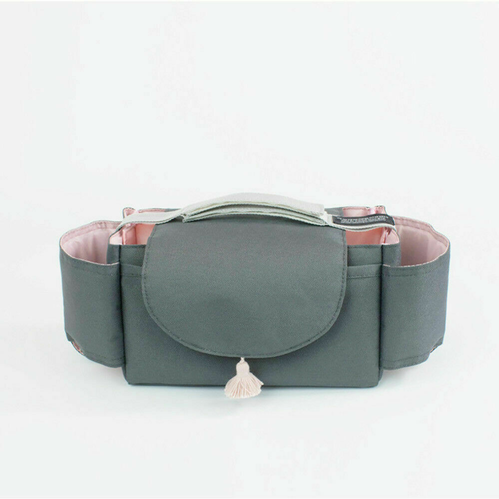 Universal Buggy Baby Pram Organizer Bottle Holder Stroller Caddy Storage Bag: B