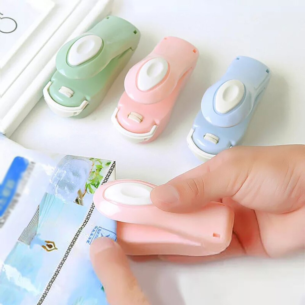 Draagbare Mini Warmte Sluitmachine Impuls Sealer Seal Verpakking Plastic Zak Impuls Sealer Seal Verpakking Verwarming Afdichting Tool