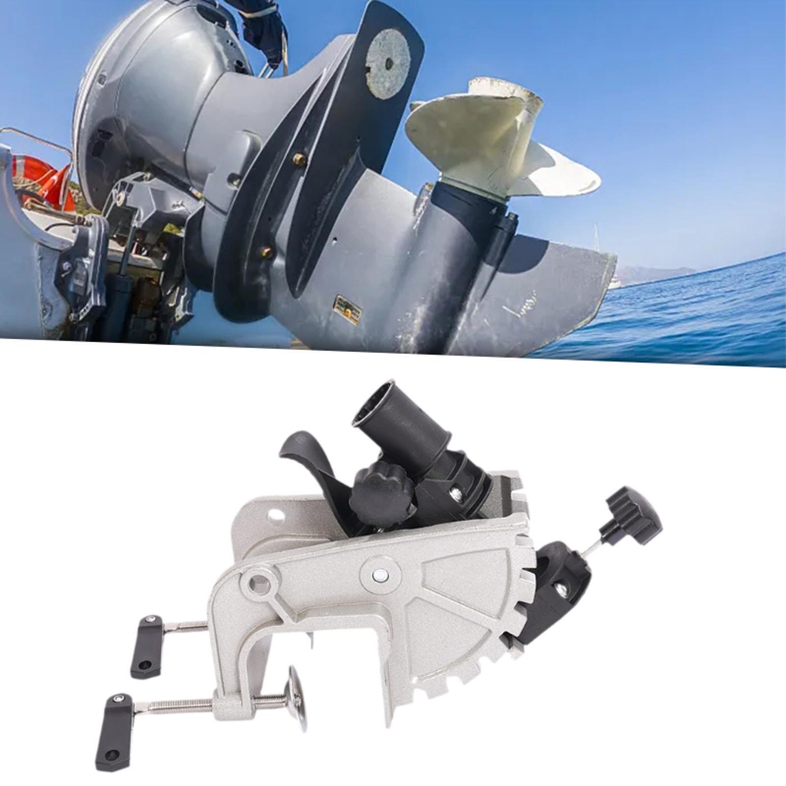 Staffa motore per barca ad alta resistenza Adattatore morsetto universale Accessori marini per fuoribordo elettrico pontone kayak