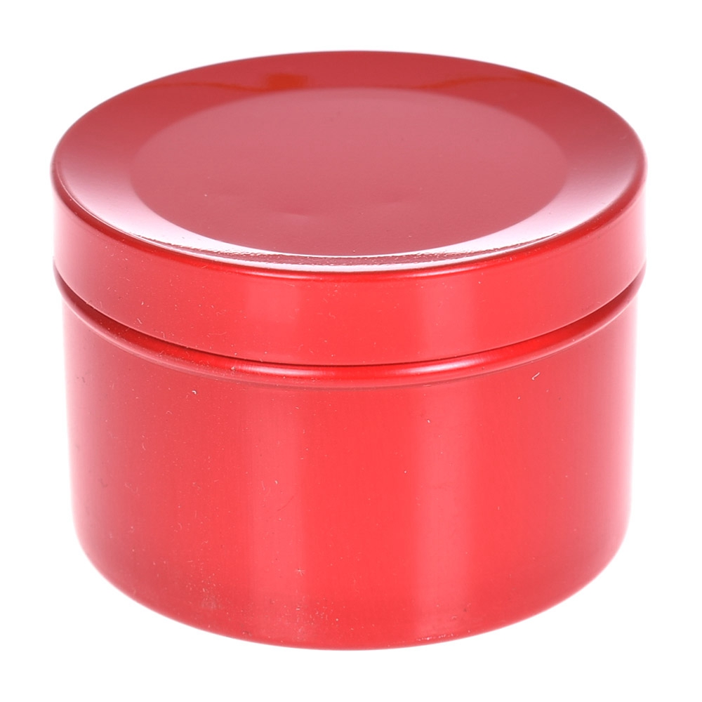 Mini Thee Kan Reizen Draagbare Bloem Thee Verpakking Verzegelde Blikken Metalen Trompet Creatieve Zwarte Thee Kleine Thee Blikjes Blikken Doos 50ml: Rood