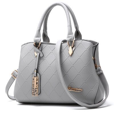 Femmes sac décontracté femmes sacs à main de luxe sac à main concepteur sacs à bandoulière nouveaux sacs pour femmes blanc Simulation cuir: Gris