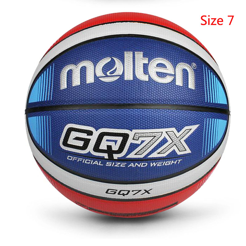 Basketball Ball Official Size 7/6/5 PU Leather Outdoor Indoor Match Training Inflatable Basketball baloncesto: SIze 7 GQ7X