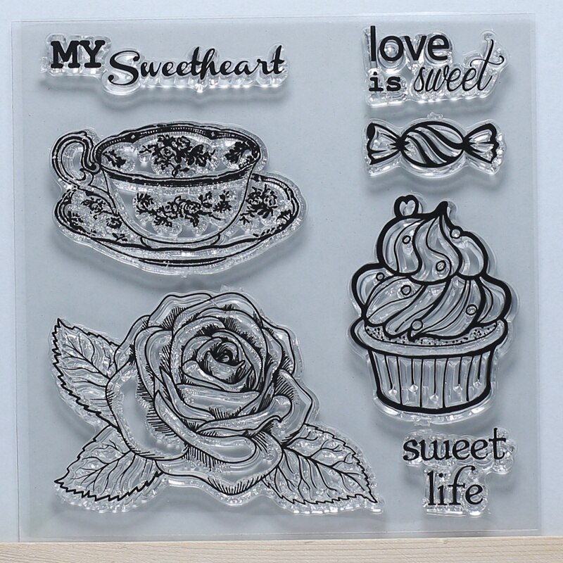 Winter wishes Moment Happiness Rest travel Beautiful Rubber Silicone Seal transparent clear rubble stamps for DIY Scrapbooking