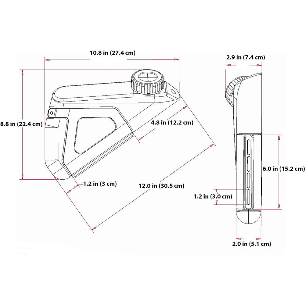 F1 Bicycle Water Bottle, Hands-Free Frame Mounted Hydration System with Refill Port