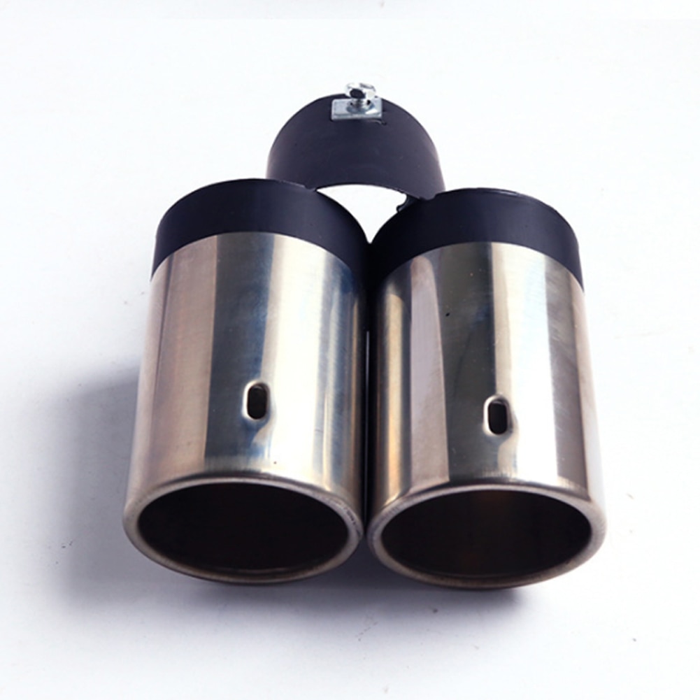 Universal 63mm 2inlet 135mm Langes Auto Herzform Auspuff Endrohr Online Kaufen