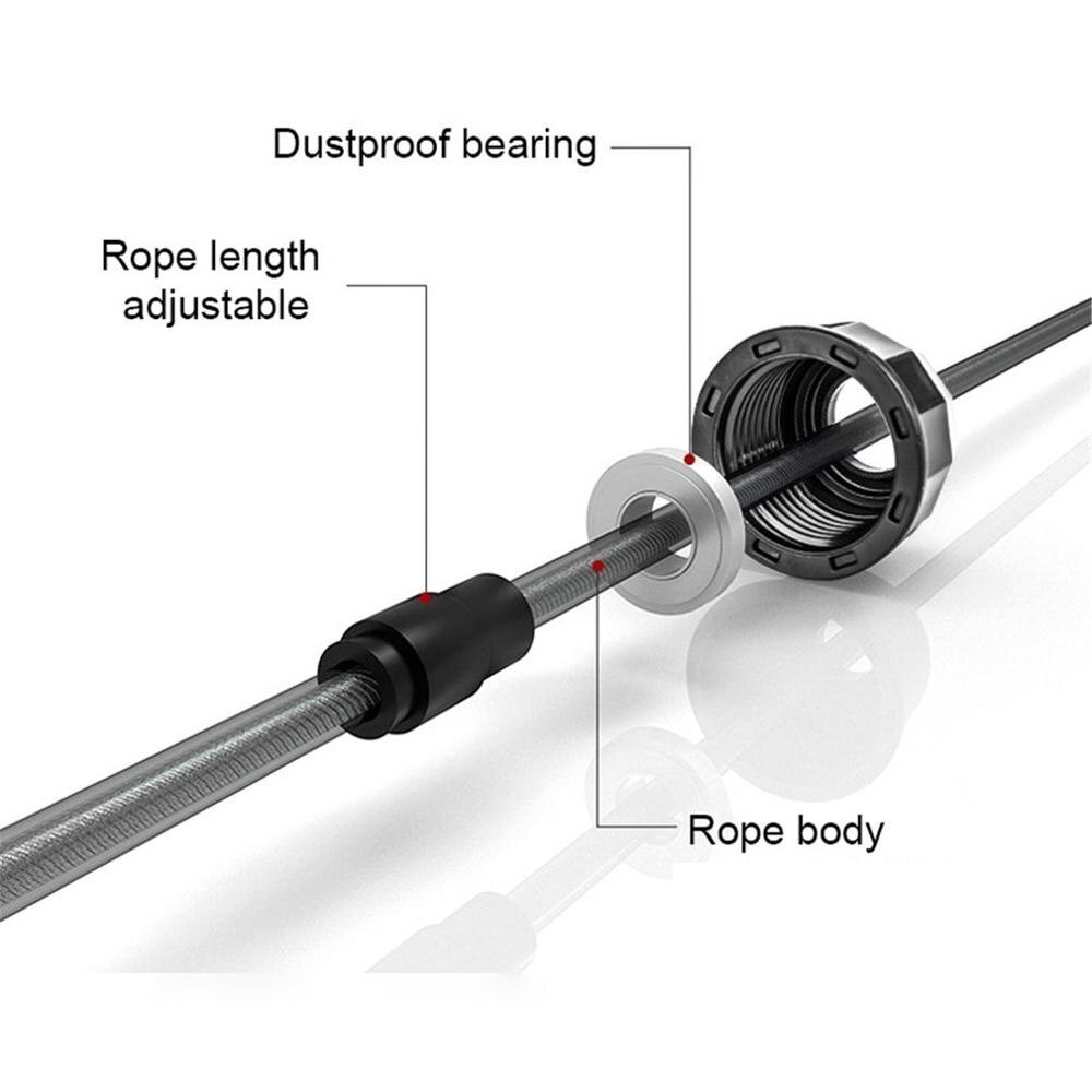 Bearing jump rope Tangle-Free jumping rope adjustable skipping rope speed Crossfit cuerda para saltar Equipments Skipping