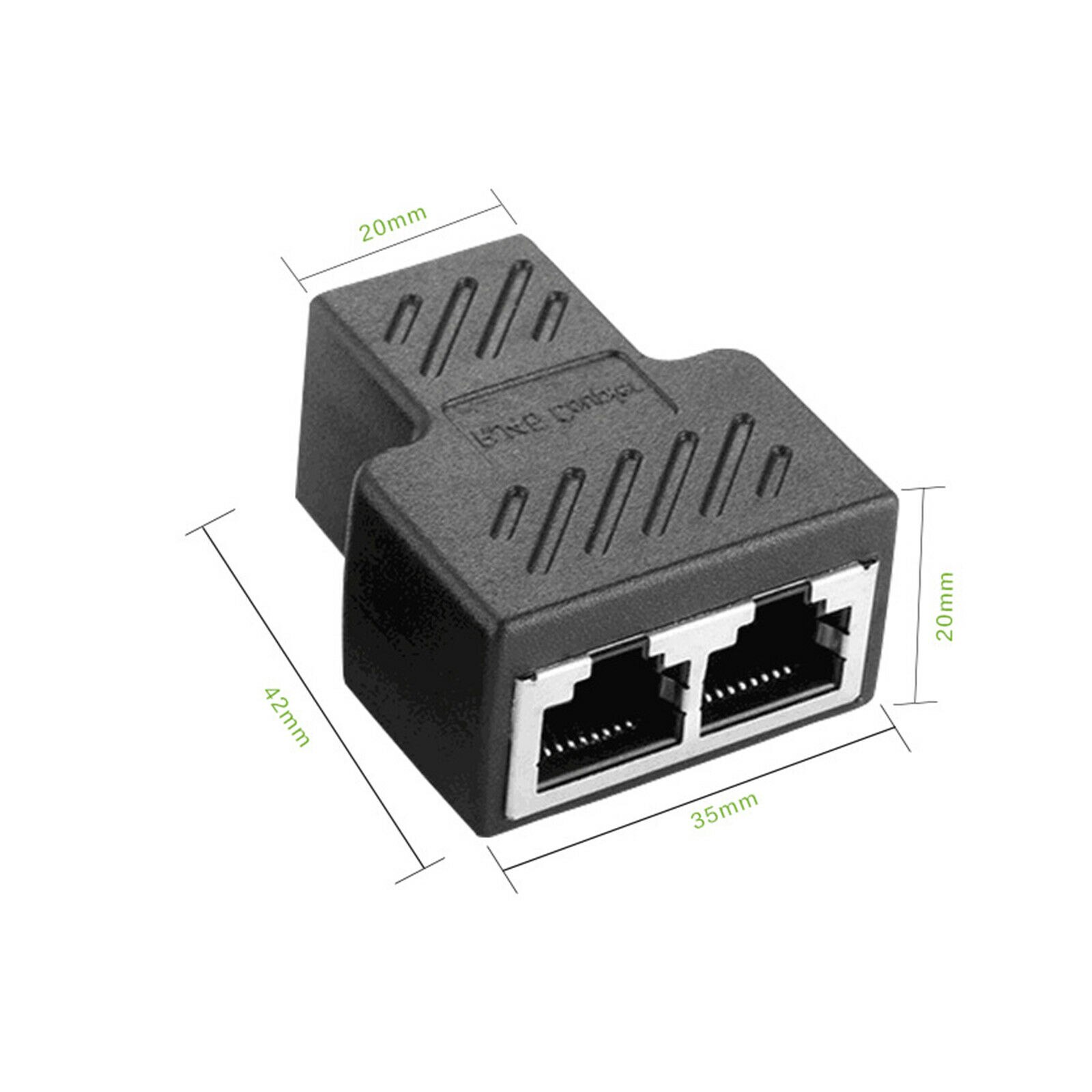 RJ45 Cat7/6/5e Coupler Connector Y Splitter Network LAN Cable Extender Adapter for Ethernet Cable