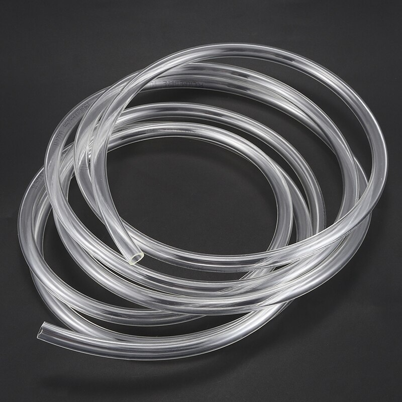 12mm x 8mm Clear Polyurethane PU Air Hose Tube 4M 13.1Ft