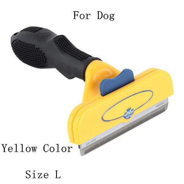Peignes pour animaux domestiques, brosse à poils de chiens et de chats, outils de toilettage, avec fixation détachable, peigne pour chien et chat: For Dog L / long hair