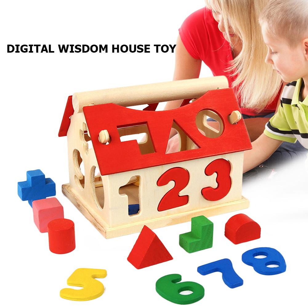 Vroege Jeugd Educatief Speelgoed Digitale Huis Demontage Montage Van Smart Huis Digitale Vorm Pairing Blokken Speelgoed