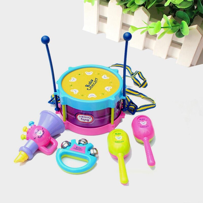 Gelukkig Muziekinstrument Set 6 Delige Set Speelgoed-Kinderen Muziekinstrument Speelgoed Set