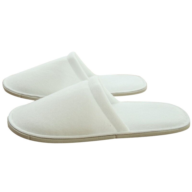 5/10/20 Thuis Gast Indoor Slippers Paar Wegwerp Spa Hotel Slippers Open Teen Handdoek Indoor Wegwerp Slippers