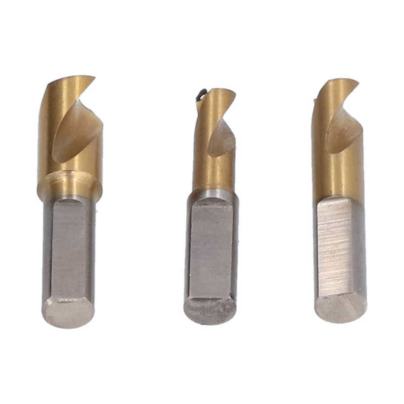 Drill Bit Set Cobalt Drill Bit Set High Strength Portable Durable for Separating Spot Welding Panels