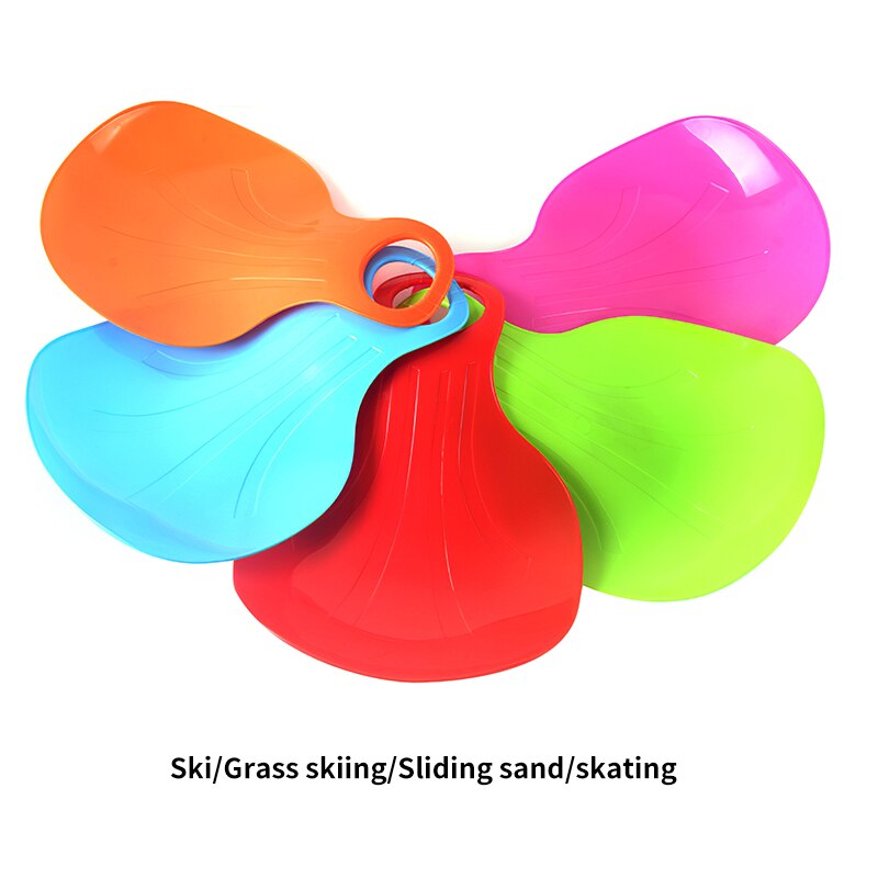 Ski Board Sleigh Plastic Boards Sand Slider Snow Luge Winter Outdoor Winter Sport Skiing Board Thicken Kids Adult Snow Sled