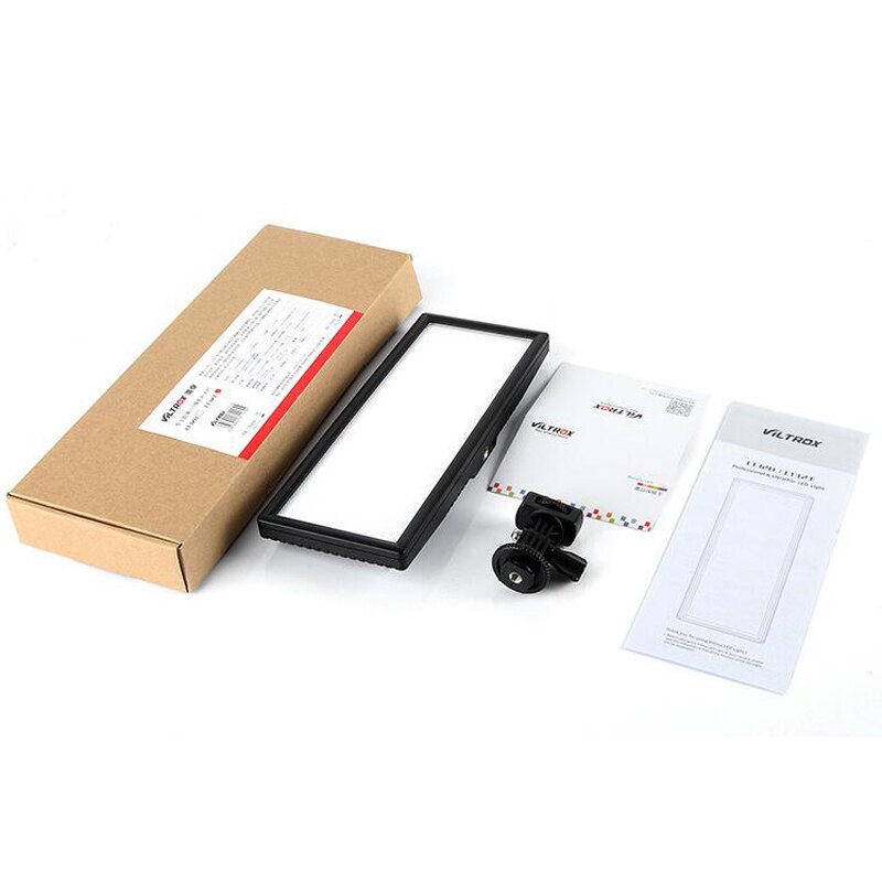 Viltrox L132T Ultra-dünne RA95 LED Video Füllen Licht Tafel 3300-5600 karat Bi-farbe &Ampere; Dimmbare LCD Anzeige für DSLR Kamera DV Camcorder