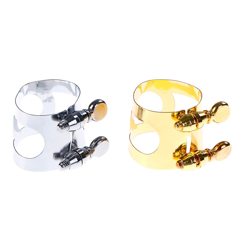 Klarinet Ligature Klarinet E Alto Sax Tenor Sax Hard Rubber Bakeliet Mondstuk/Metalen Ligatuur/Gesneden Ligatuur