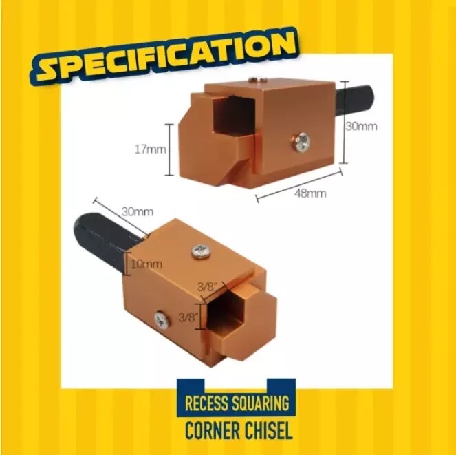 Uitsparing Kwadratuur Hoek Beitel Houtsnijwerk Scharnier Uitsparingen Langgatboorinrichting Haakse Carving Beitel Voor Houtbewerking Tool Beitel 1Pcs