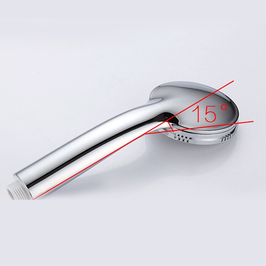 Ultra Thin Shower Head 30% Water Saving And High Pressure For Bathroom Handheld Durable Chrome Plated ShowerheadShower head