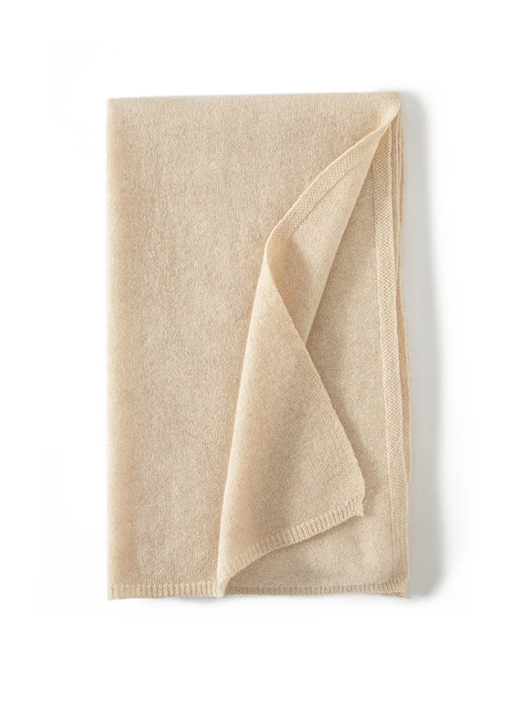 Bufanda de Cachemira de lana para mujer, Pashmina sólida básica, bufandas grandes simples, chal de Cachemira, envolturas exteriores ligeras, Hijab Delgado, Otoño e Invierno