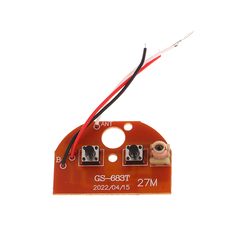 2CH RC Control remoto 27MHz circuito PCB transmisor y placa receptor sistema de Radio para coche camión juguete
