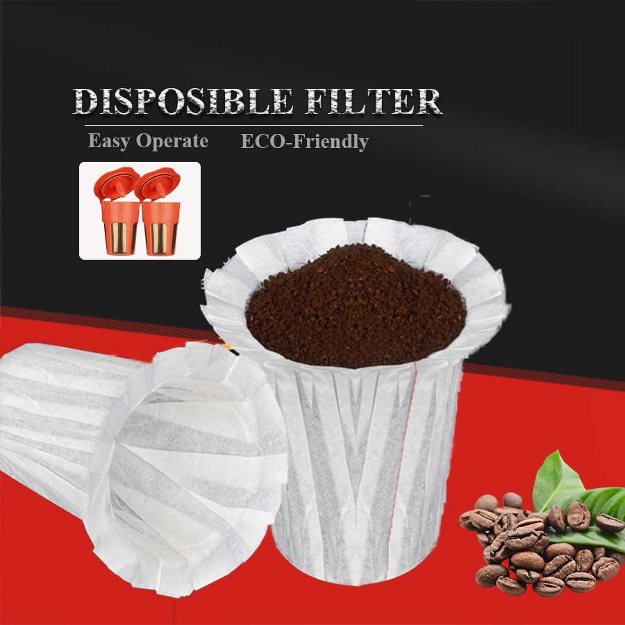 Wegwerp Koffie Filter Papieren Filter Herbruikbare K-Cup Coffee Filter Fit Keurig K-Cup 2.0 Herbruikbare Koffie Filter milieuvriendelijke