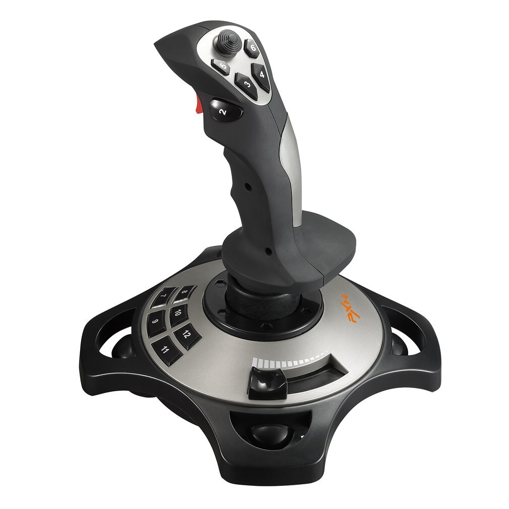 PXN-2113-CONTROLADOR DE VUELO Simulador de Gamepad, Joystick para PC/escritorio, simulación de avión, vibración, accesorios: Default Title
