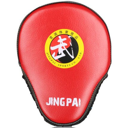 Gant de boxe MMA cible crochet Jab Focus poinçon Pad entraînement gant karaté 1 pièce: Rouge