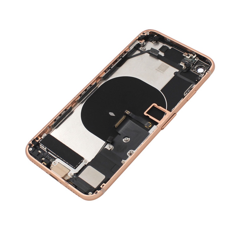 Back Housing Assembly Rear Door Battery Cover Case Chassis For iPhone 8 8g back cover with parts flex cable