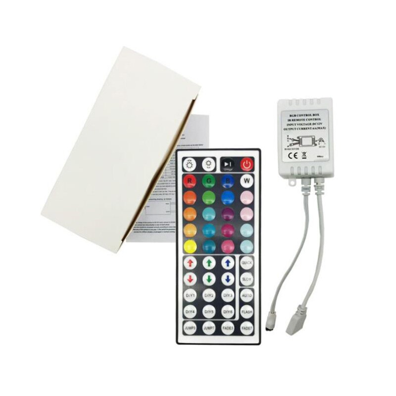 24 Toetsen Ir Rgb Controller Voor 5050 Rgb Led Strip DC12V 72W 44 Toetsen Ir Rgb Controller