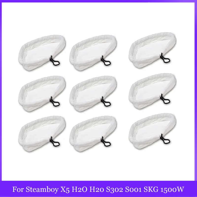 Steam Mop Pads Replacement Pads Accessories For Steamboy X5 H2O H20 S302 S001 SKG 1500W Steam Mop