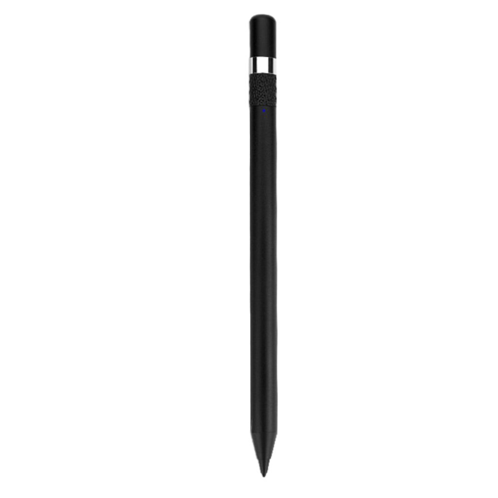 Universal for ipad android tablet painting Touch screen stylus Capacitive pen active Micro USB Charging interface: Black