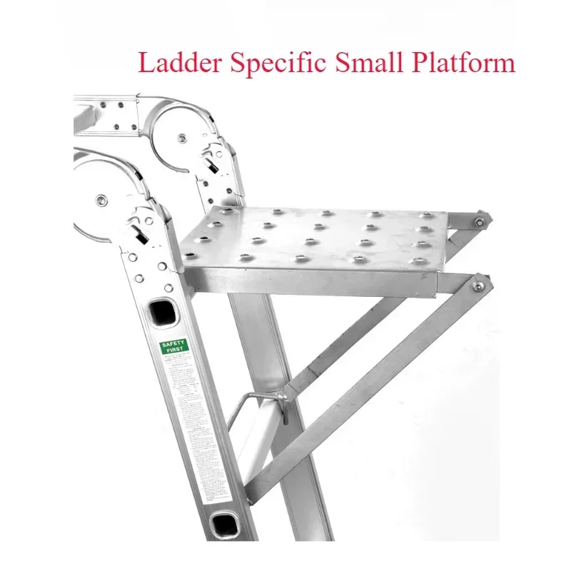 Ug73 stigetilbehør arbeidsbenk trekantplattform oppbevaringsplattform verktøy stige spesial liten pedal