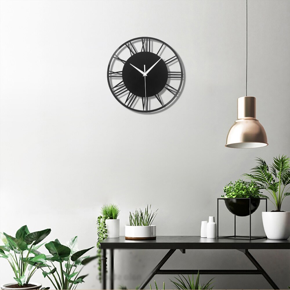 3D Wandklok Modern Wandklokken Europese Circulaire Stille Slaapkamer Decor Mode Eenvoudige Reloj De Pared 3D Acryl Klok